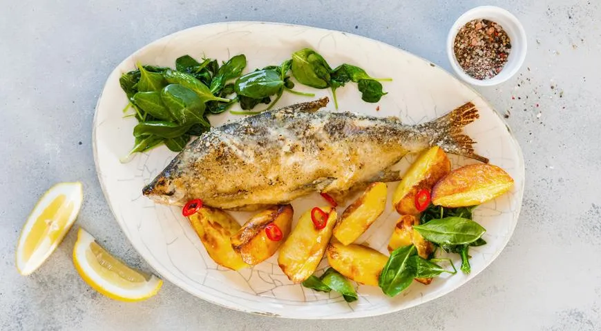 Рецепт пеляди, запеченной с горчицей