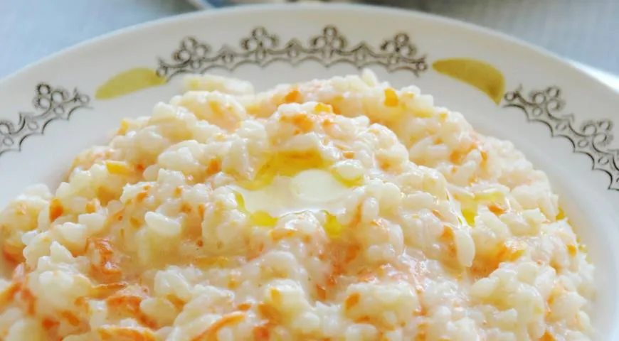 Рисовая молочная каша с тыквой – рецепт Бабушка Эммы