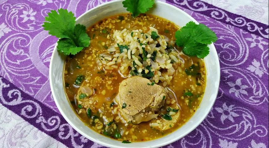 Суп харчо из говядины