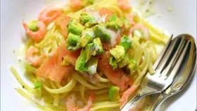 Рецепты с овощами, сёмгой и креветками