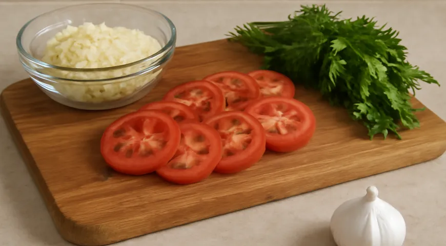 Бутерброды с баклажаном