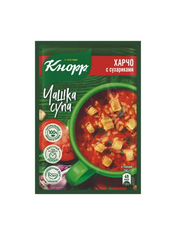 KNORR ЧАШКА СУПА Харчо с сухариками 14г