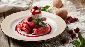 Рецепты с ягодами, молоком и соусами