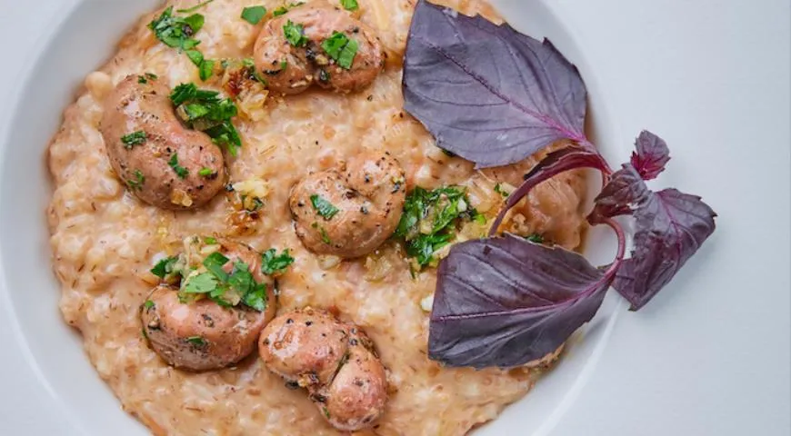 Рецепт ризотто с кроличьими почками