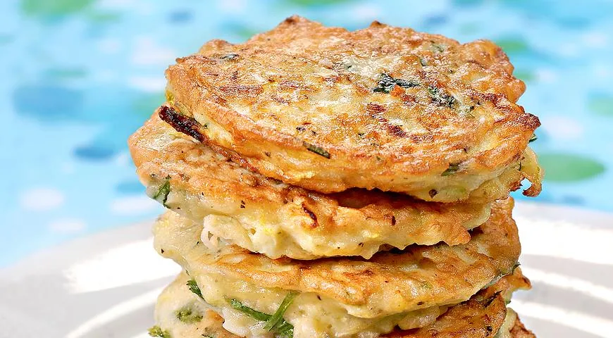 Оладьи из кабачков - пошаговый рецепт с фото на Готовим дома | Recette | Conserve