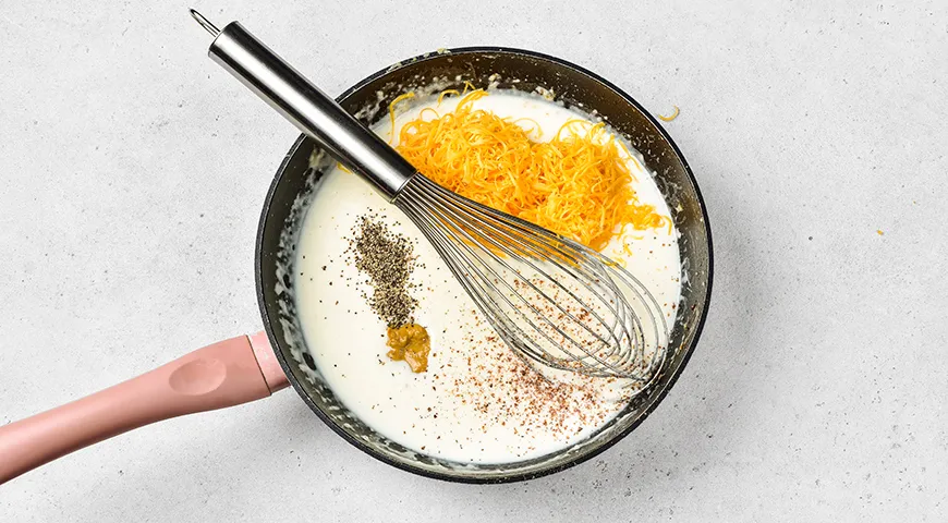 Запеканка из макарон с беконом и сыром