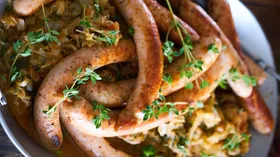 Рецепты с приправами, мясом и колбасой