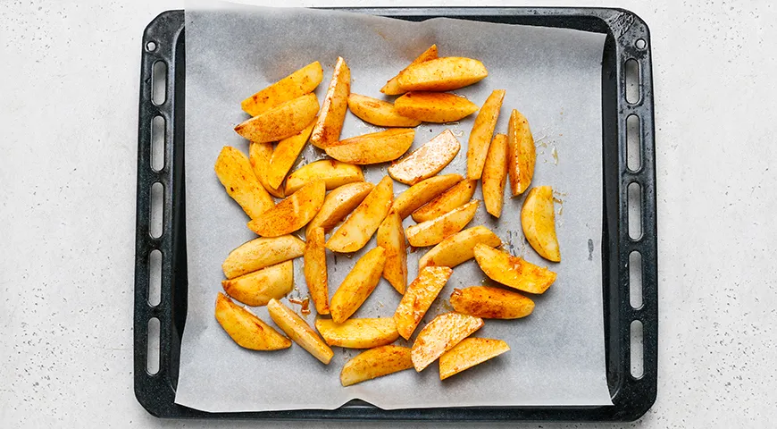 Картофель с хрустящей корочкой в духовке