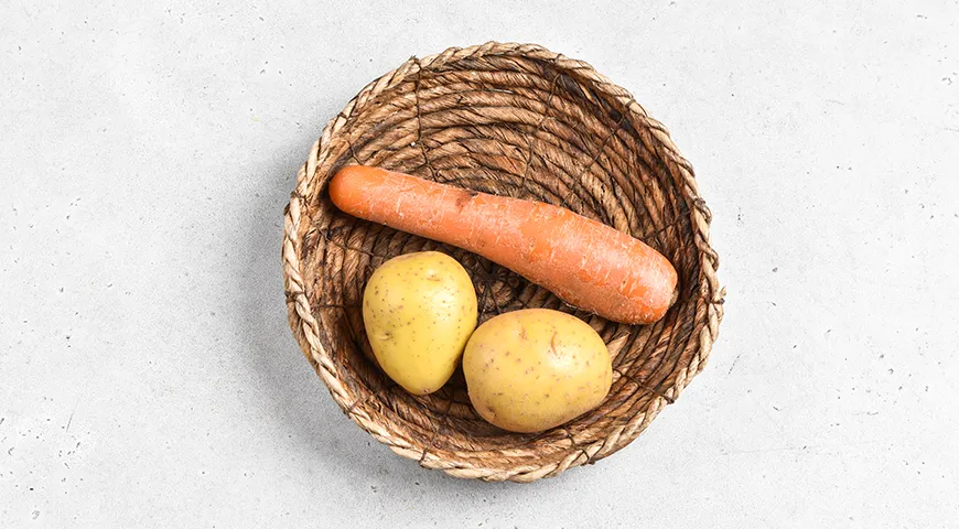 Оливье с красной рыбой