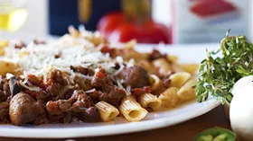 Рецепты с сырами, томатами и пенне