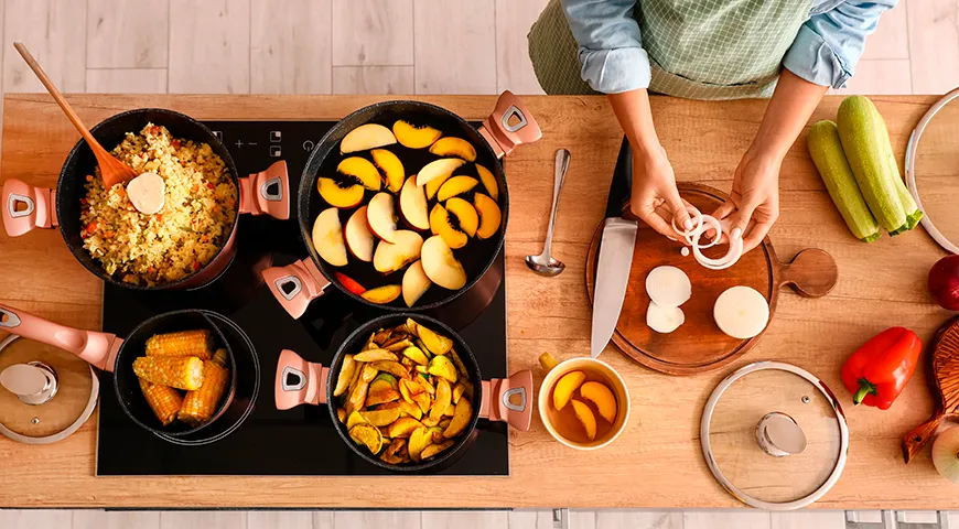 Чтобы сэкономить время, готовьте несколько блюд одновременно