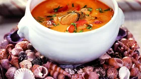 Рецепты с алкоголем, креветками и мидиями