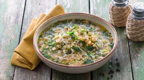 Рецепты с грецким орехом, кинзой и рисом