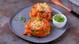 Рецепты с мукой пшеничной, мягкими сырами и томатами