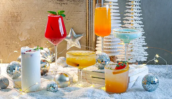 Коктейли на аперитив к новогоднему столу