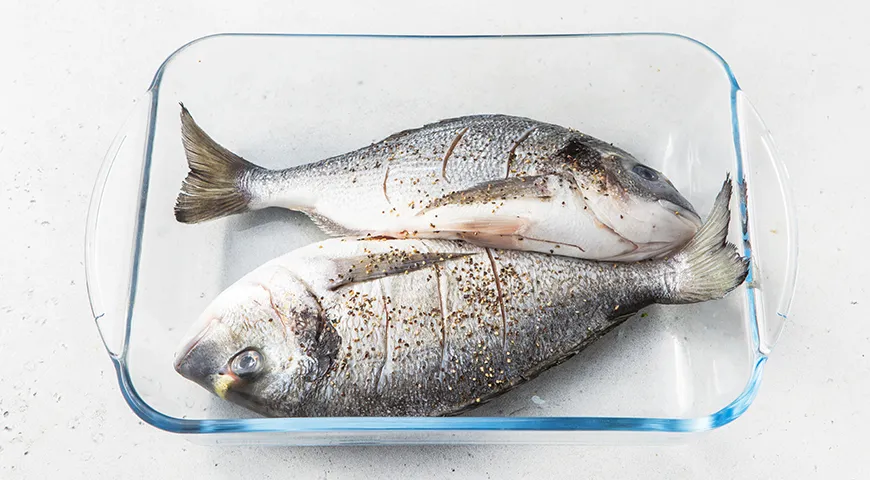 Дорада на электрогриле