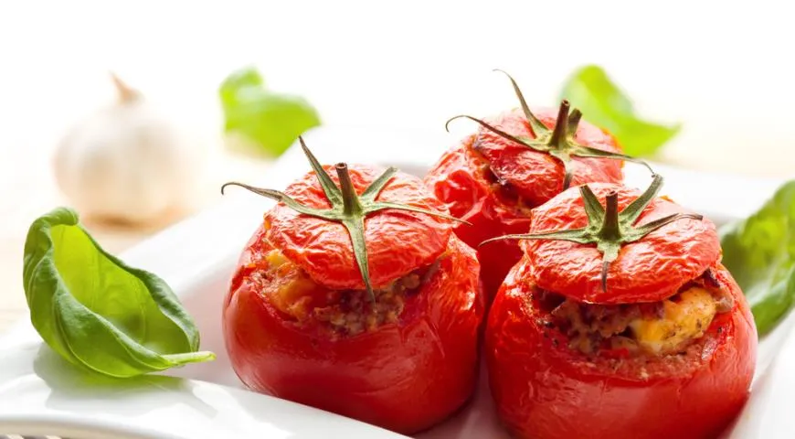 Рецепты с помидорами (как приготовить помидоры)