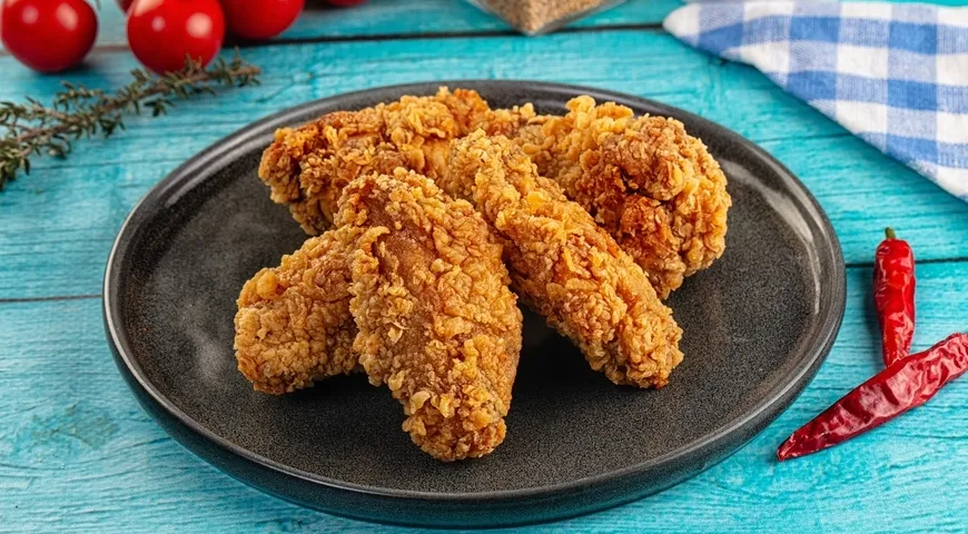 Куриные крылышки как в «Ростиксе»