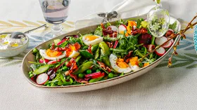 Рецепты с беконом и яйцом куриным