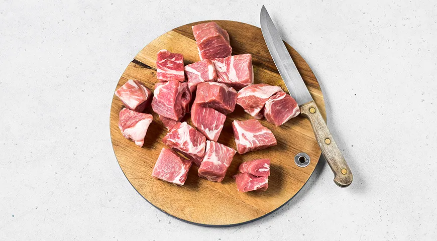 Жареное мясо с картофелем по-грузински