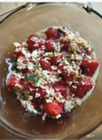 Камамбер, запеченный с клубникой