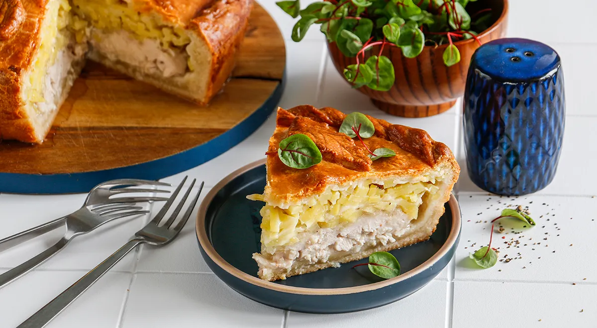 Курник на кефире