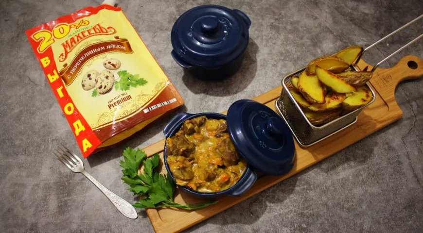 Рецепт приготовления тушеной куриной печени