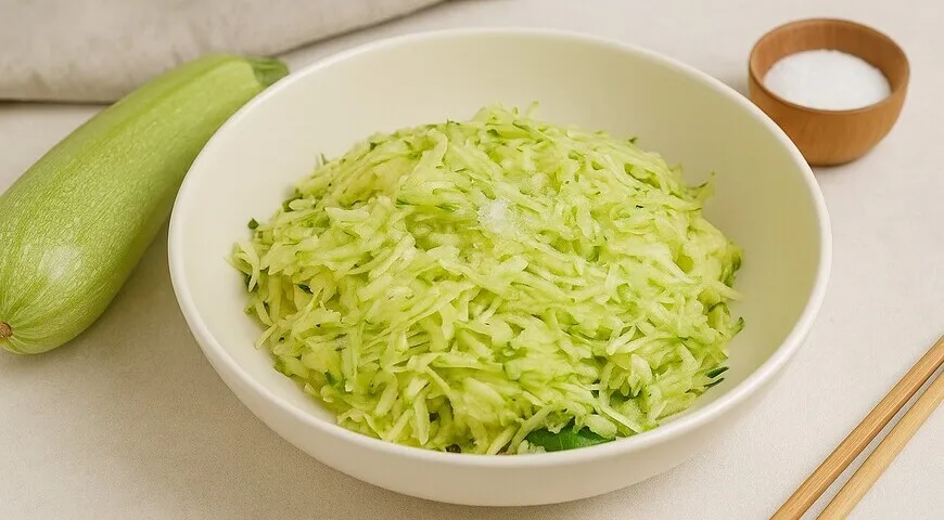 Кабачково-куриные оладьи