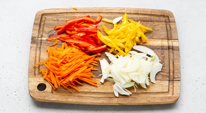 Фунчоза с фаршем