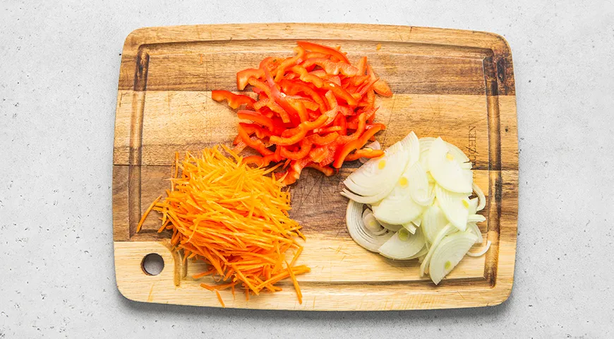 Жареное филе трески под маринадом