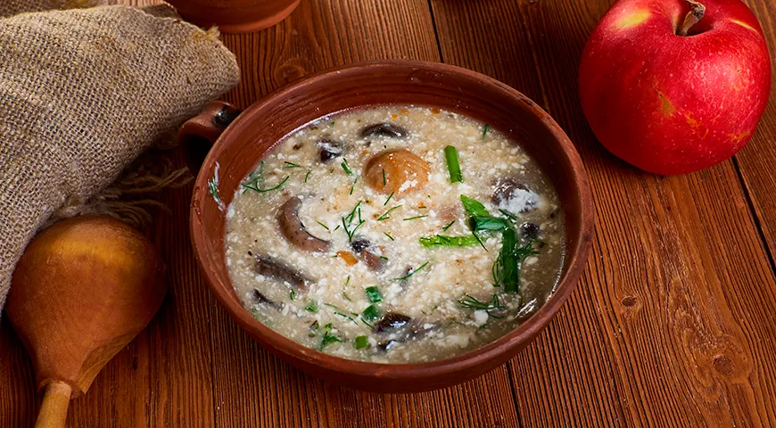 Корвасеникейтто - суп из финских грибов строчки