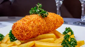 Котлеты по-киевски из филе курицы во фритюре