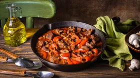 Рецепты с овощами, грибами и мясом