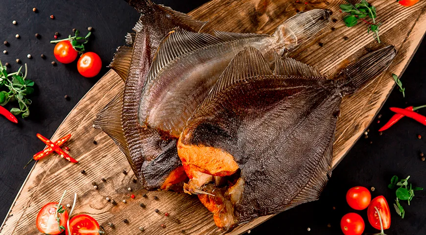 Вяленая камбала — ценная белковая закуска с минимальным количеством жира и значимым уровнем омега-3 кислот