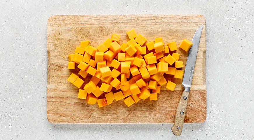 Тыква как манго с апельсином и лимоном