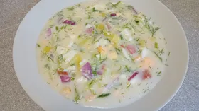 Окрошка с березовым соком