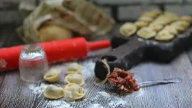 Рецепты с овощами, мукой пшеничной и свининой