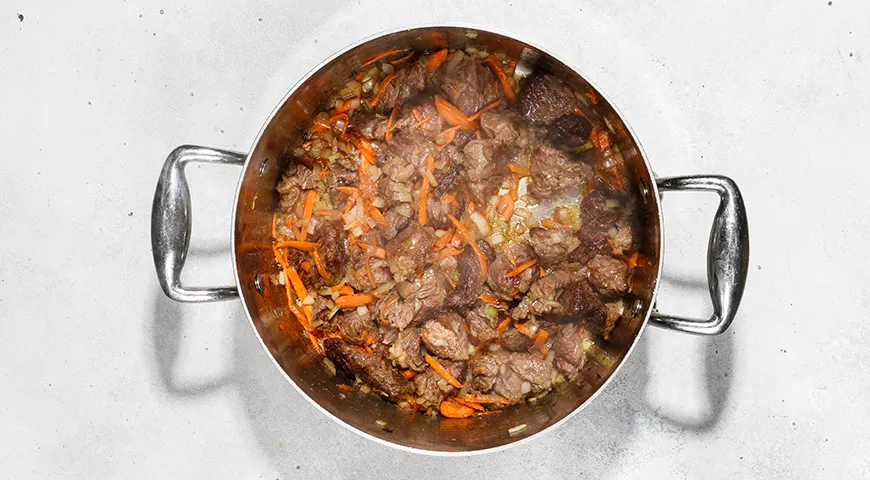 Суп с красной чечевицей и говядиной