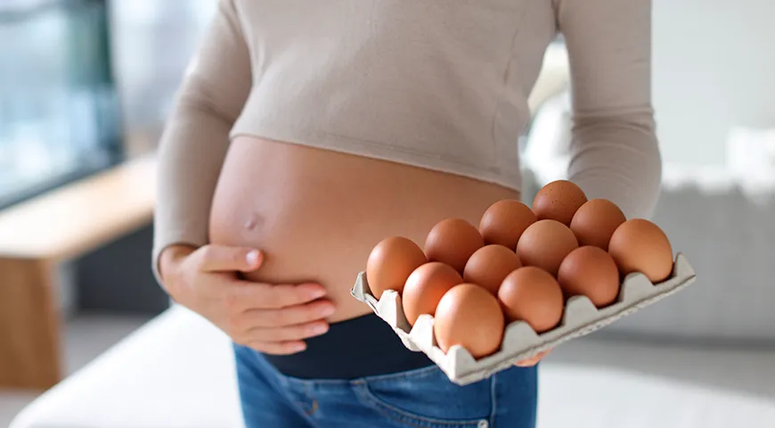 Яичная диета не подходит беременным и кормящим мамам