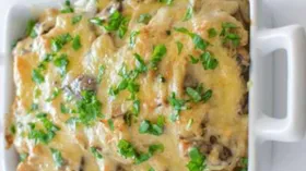 Жульен с курицей и грибами