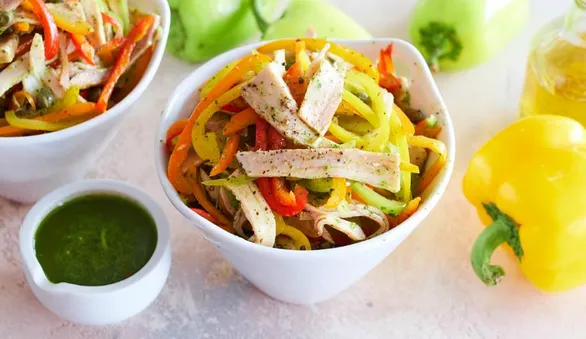 Салат из сладкого перца с бужениной