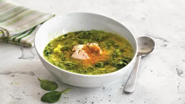 Рецепт: Суп с брокколи - Постный суп с брокколи.