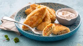 Котлеты из крабовых палочек