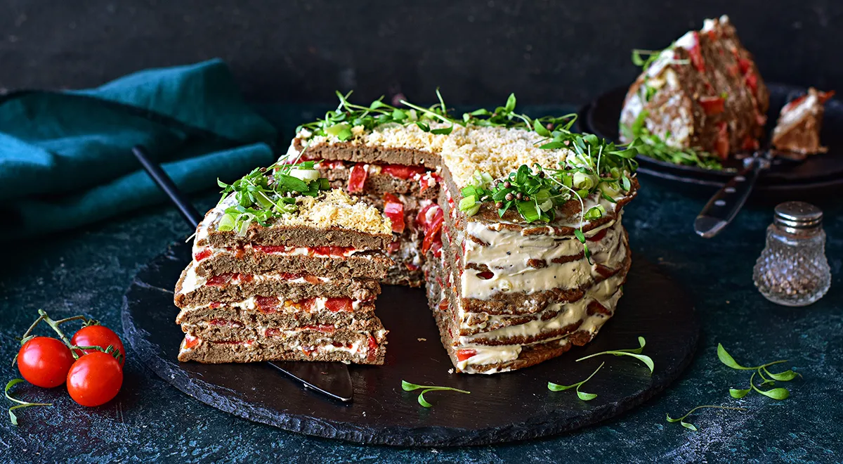 Печеночный торт из куриной печени