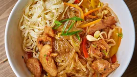 Рецепты на обед с капустой пекинской и лапшой