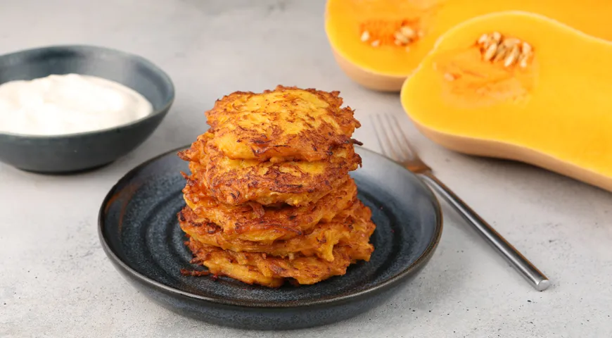 Драники из тыквы быстрого приготовления