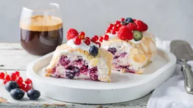 Меренговый рулет без сахара