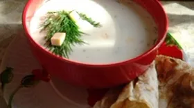 Холодный суп-пюре с рисом