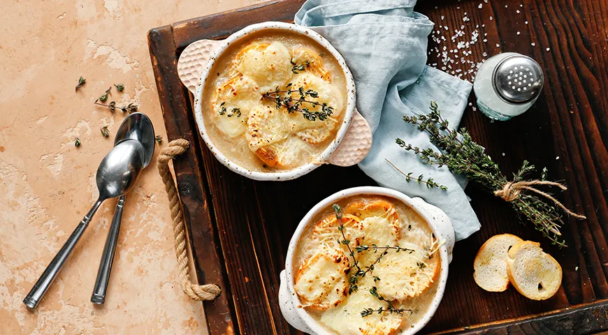 Луковый суп по-французски - рецепт с фото | Вкус Франции | Дзен