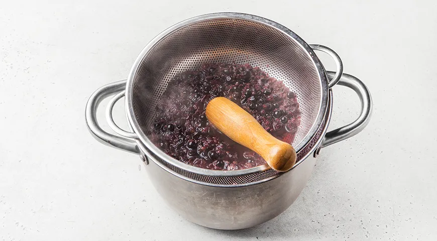 Кисель из варенья черной смородины